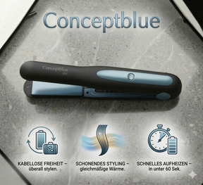 Conceptblue - Kabelloses Glätteisen